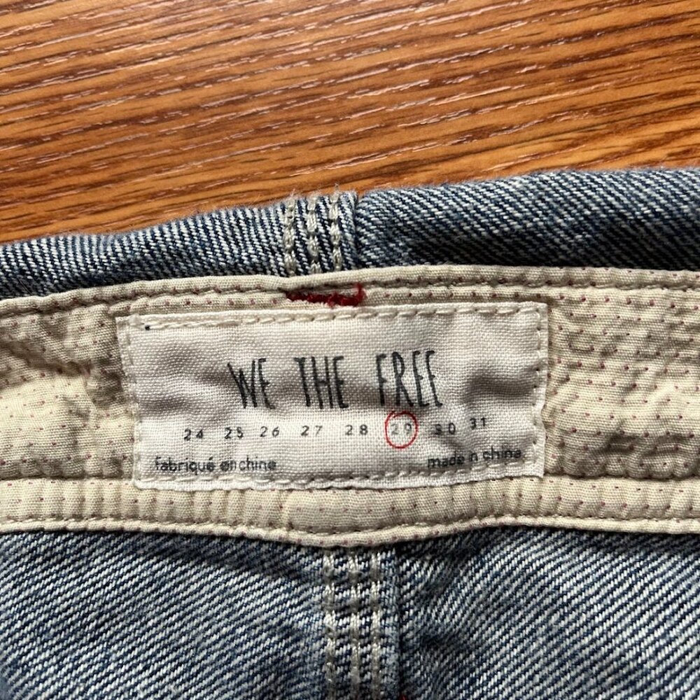 We The Free Dark Blue Denim Overalls - Picture 5 of 5